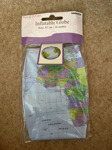 Inflatable world globe - inflatable,