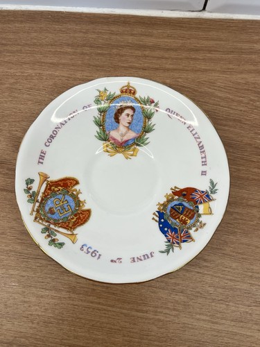 Vintage bone china saucer