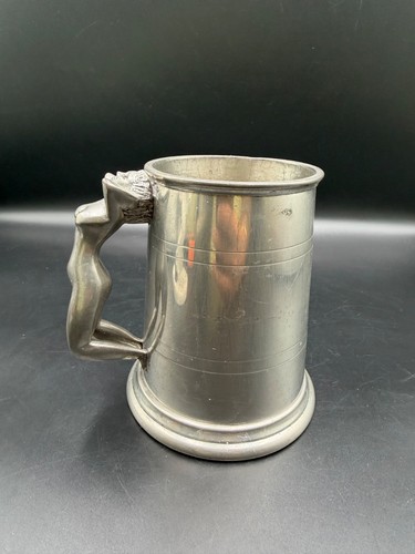 Vintage pewter tankard - vintage,