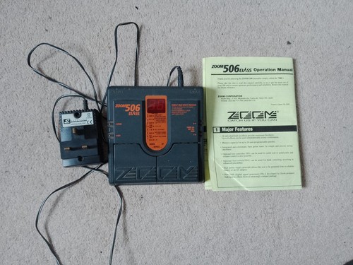Zoom 506 bass effects pedal - zoom,