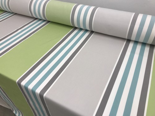 Stripe ticking curtain - , fabric