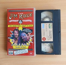 THE JIM ROSE CIRCUS SIDESHOW 1993 VHS X-Files Circus Horrors RARE CULT VIDEO