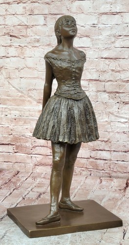 Degas bronze ballerina statue - bronze,