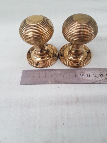 Beehive type brass - door, knobs