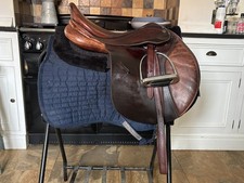 Bates Leather Jump Saddle With