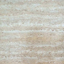 TRAVERTINE marble STONE self STICK adhesive VINYL floor TILES - 100 pcs 12"x12"