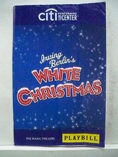 WHITE CHRISTMAS Playbilll
