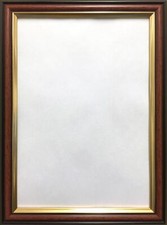 WALNUT WOOD EFFECT WITH GOLD