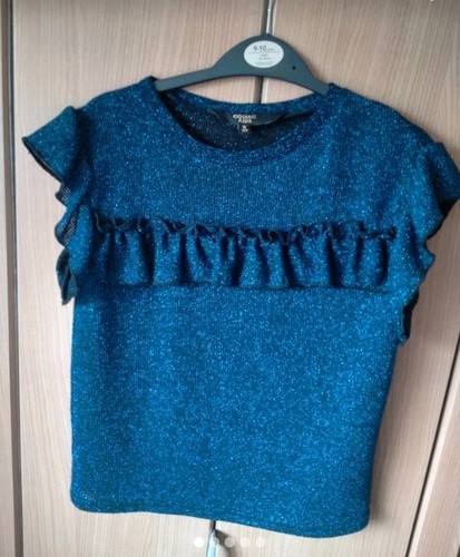Girls sparkly party top - sparkly, age