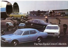 Toyota Crown 2600 1973-1975 UK Market Brochure De Luxe Saloon & Custom Estate