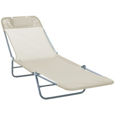 Garden Adjustable Sun Lounger