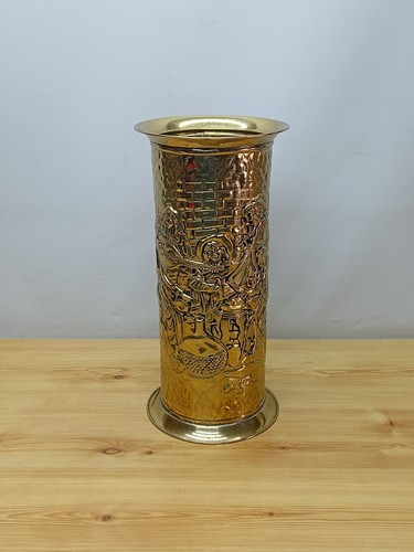 Vintage 1960s brass embossed - vintage,