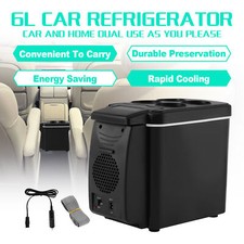 6L 12V Portable Mini Car Freezer Cooler Warmer Electric Travel Fridge Box