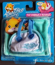 Zhu Zhu Pets Pet Carrier & Blanket accessories - “New” in original packaging