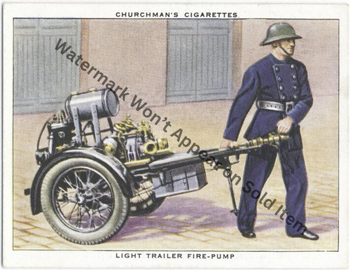 Light trailer fire pump - fire-pump, photo