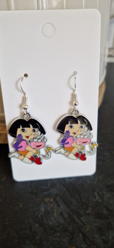 Dora the explorer earrings - dora, in