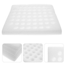 2 Sets Egg Tray Packaging Quail Storage Containers Eggs Holder Box Pearl White [