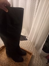 Aldo Leather Over Knee Boots Size UK 5 EU 38