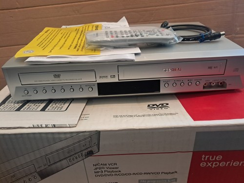 New toshiba sd26vb vhs vcr - new, dvd