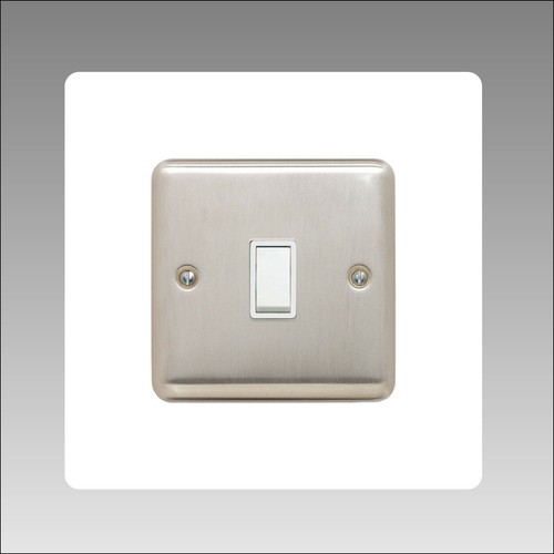 Single light switch - light, white