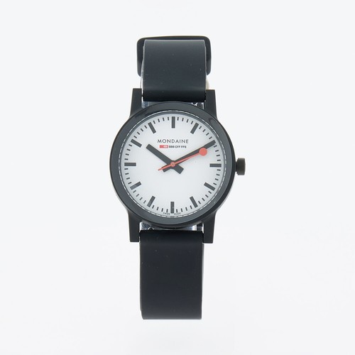 Mondaine essence watch black - mondaine,