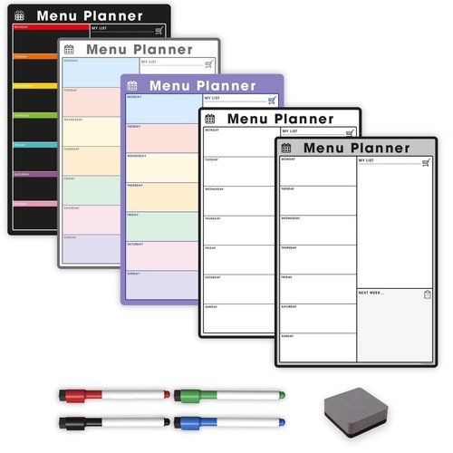 Weekly meal planner for - planner, fridge