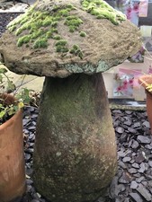 Vintage Large Staddle Stone- Red Sand Stone. 