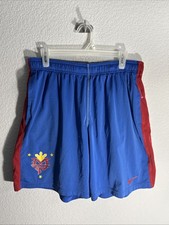 Nike Dri-Fit Manny Pacquiao Pac-Man Blue Training Shorts Boxing Mens Large