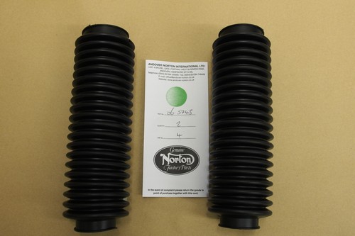 Norton commando fork gaiters - fork,