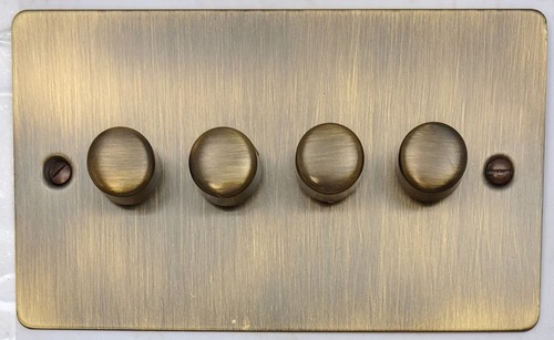 Flat plate antique brass - g&h,