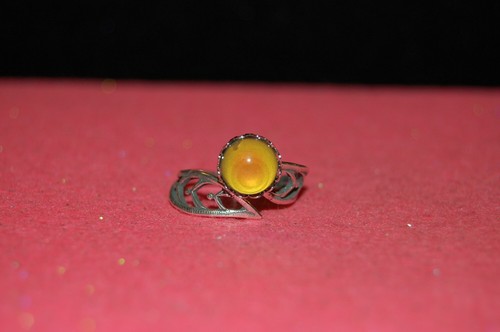 Leaf wrap mood - wrap, ring--sterling