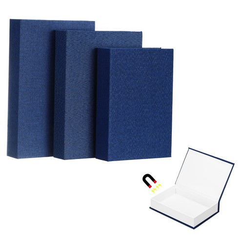 3pcs fake book box 6 - 3pcs, 10.6"