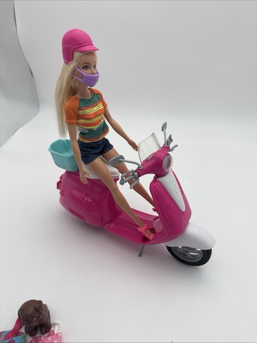 Barbie scooter with doll - barbie,