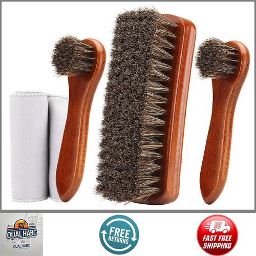 4pc horsehair shoe - 4pc, brush