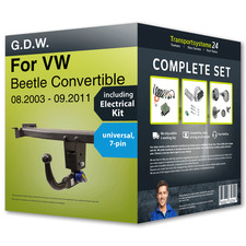 Towbar detachable for VW