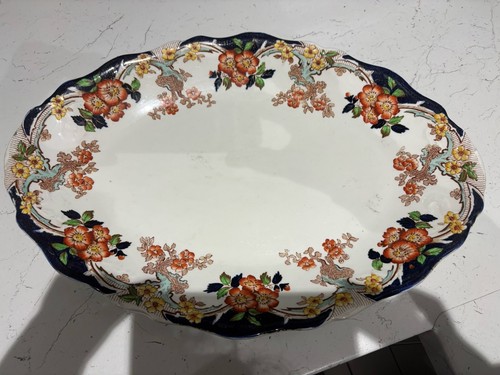 Royal vitreous oval dish - royal,