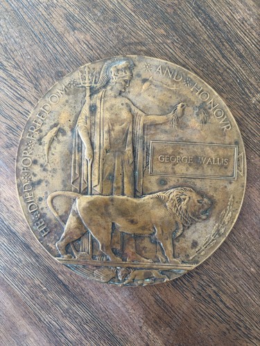 Ww1 death penny memorial - ww1,