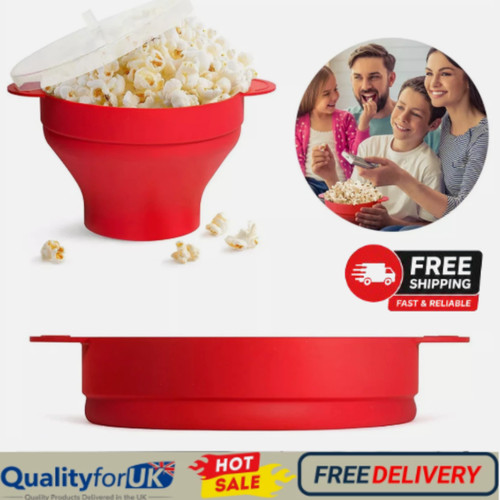 Popcorn bowl silicone - bowl,
