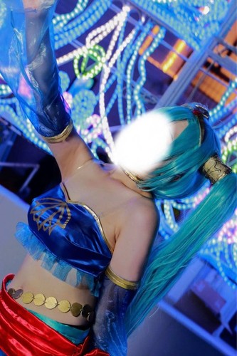 Hatsune miku cosplay costume - cosplay,