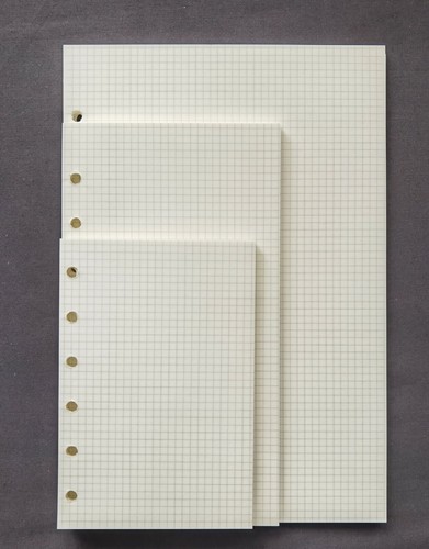 A7 squared notepaper - a7,