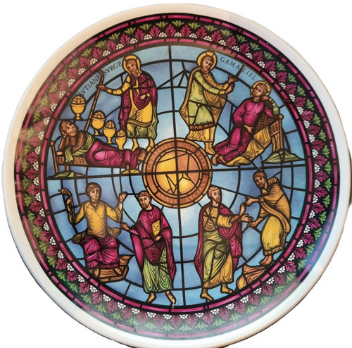 Early stained glass - glass, st