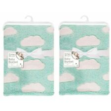 2 x Baby New born Soft Fleece