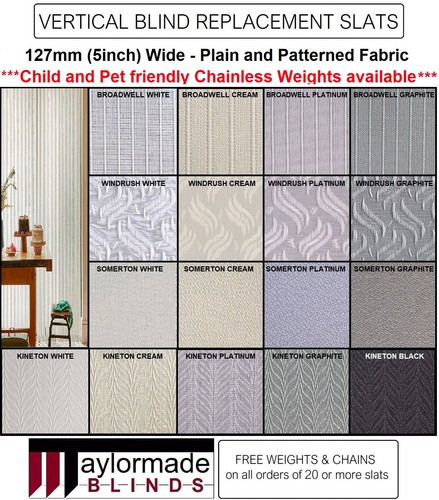 Replacement vertical blind - replacement,