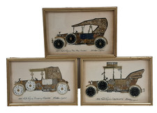 Set of 3 Collage Rolls Royce