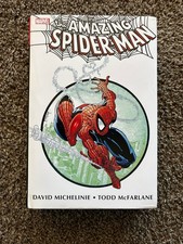 The AMAZING SPIDER-MAN OMNIBUS by Todd McFarlane Never Read -Red Suit Cover OOP
