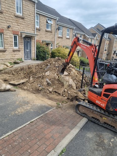 Mini digger and dumper hire - and,