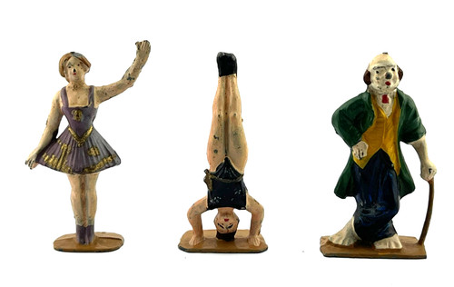 Vintage lead charbens - lead, circus