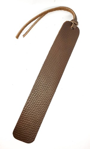 Leather bookmark russia - bookmark, hatch