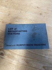 MURPHY RADIO RECEIVERS