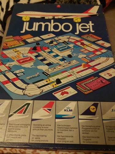 Jumbo jet board game vintage - jumbo,
